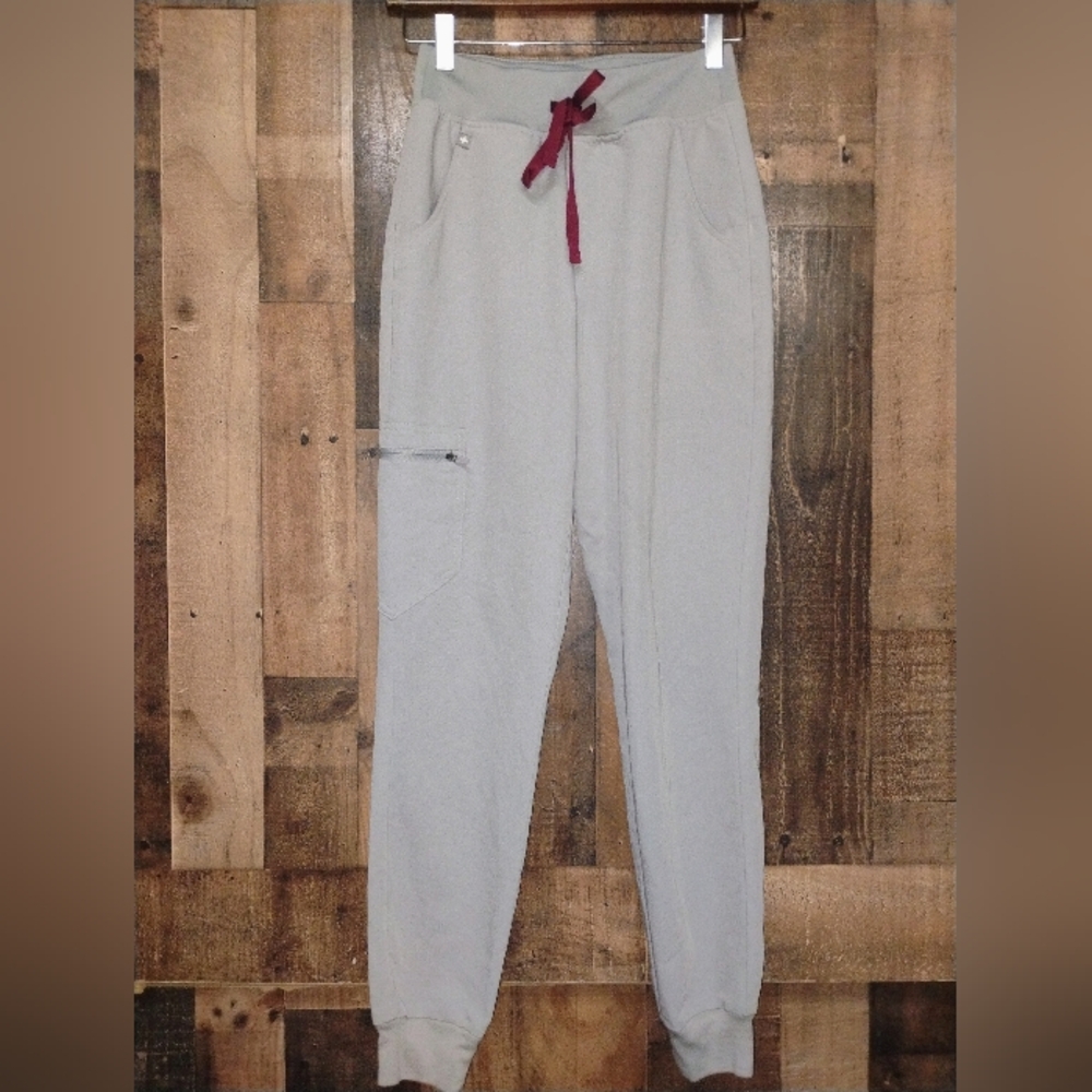Figs Zamora Jogger Scrub Pants Cement Gray Size XXS